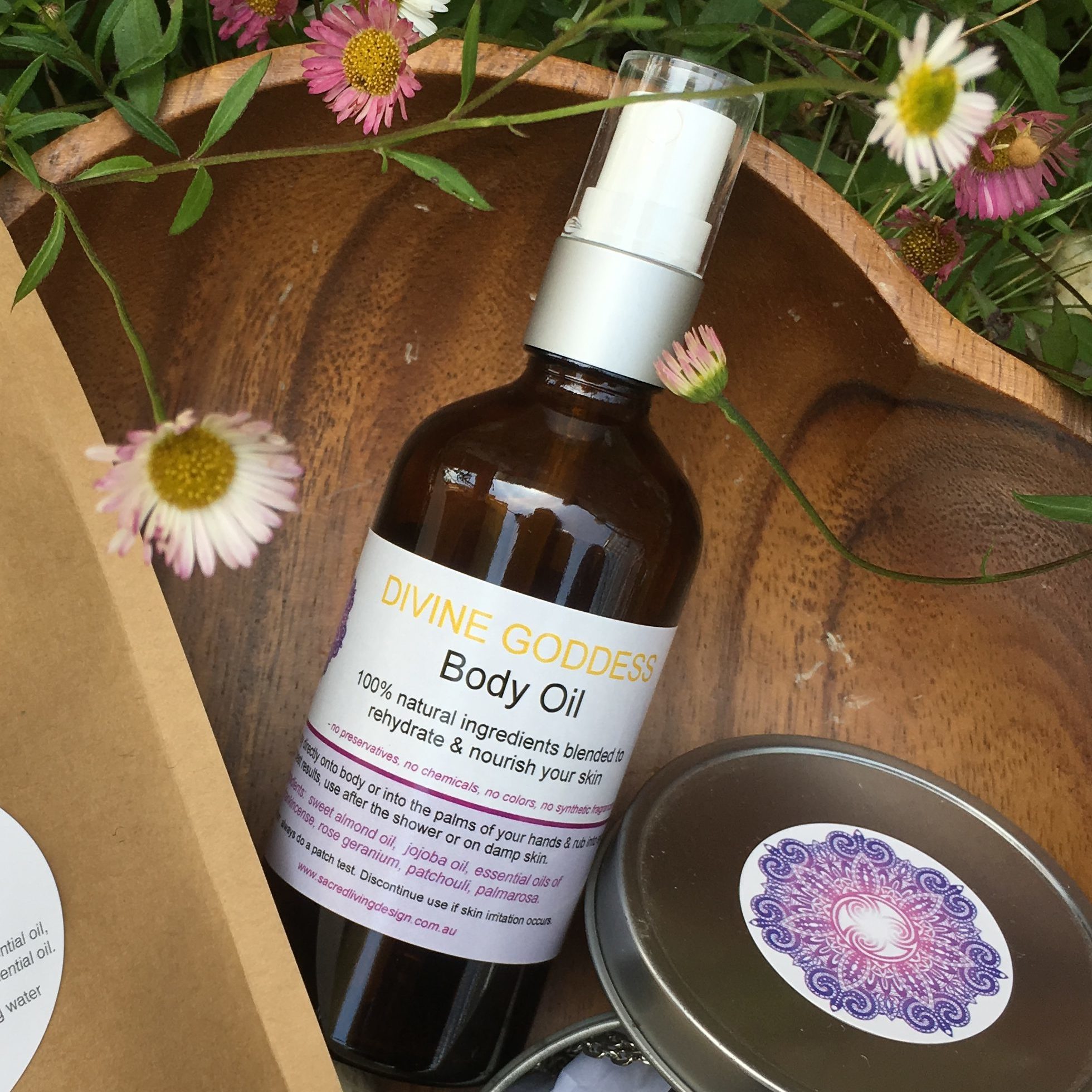 Divine Goddess Body Oil Sacred Living Design