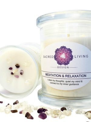 MEDITATION & RELAXATION CANDLE - LARGE